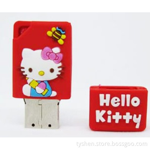 Hello Kitty PVC USB Flash Pendrive